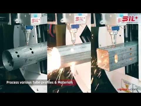 Laser Pipe Cutting Machine - 3 Chuck | SILASERS | Tube Cutting