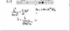 Rubidium atoms are cooled to 0.10 μK in an atom trap. What is their de Broglie wavelength? How many times larger is this than the 0.25 nm diameter of the atoms? | Numerade
