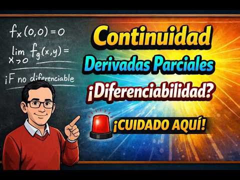 Continuidad, Derivadas Parciales y Diferenciabilidad | Ejercicios Resueltos (Cálculo Multivariable)