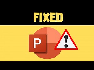EASY FIX For PowerPoint Presentation NOT Working In Windows Or Computer