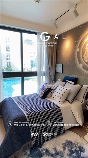 The Smartest 38 sq.m. Layout! 2 Bedrooms with 2.75m High Ceilings at Regal Srinakarin 🏠