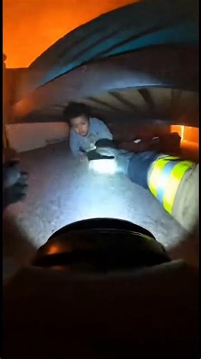Firefighter Body Cam: Child Rescued From Burning Apartment