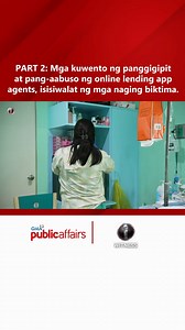11K views · 44 reactions | PART 2: Mga kuwento ng panggigipit at pang-aabuso ng online lending app agents, isisiwalat ng mga naging biktima | I-Witness Panoorin ang ‘Terror Collectors,’ dokumentaryo ni John Consulta, sa #IWitness. | GMA Public Affairs | Facebook