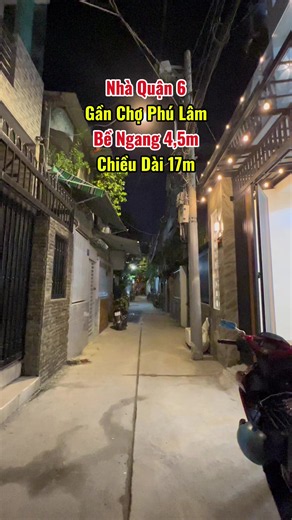 Nhà mới gần chợ Phú Lâm Quận 6 — 1 trệt 2 lầu, 4PN, 7.5 tỷ