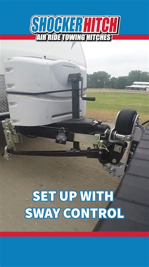 Add instant air ride towing to your pickup & camper with an equalizer, and weight-distribution hitch with the Shocker Air Equalizer. Learn more: https://shockerhitch.com/product/air-equalizer/ ✅ Easily bolt your existing weight-distribution head to the air equalizer ✅ Built-in airbag 4 bump cushions direct the road shock through the airbag ✅ 12,000 lbs towing & 1,200 lbs tongue weight capacity ✅ 5″ of rise to 2″ drop or choose 5″ rise to 4″ drop ✅ Cushion design helps reduce the tendency of trai