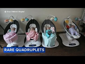 Identical quadruplet sisters meet their brothers for the 1st time
