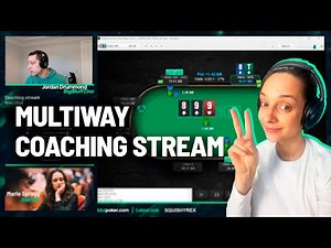 Coaching Stream with Marle "marlztv" Spragg | Poker Coaching by Jordan "BBZ" Drummond | Multiway