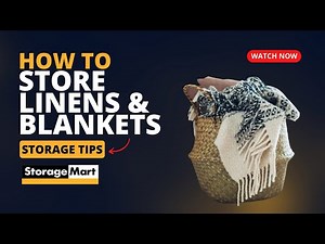 How To Store Linens & Blankets | Storage Tips