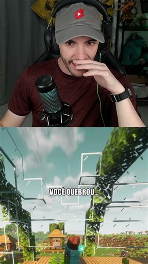 Se eu errei, ela tb errou #minecraft