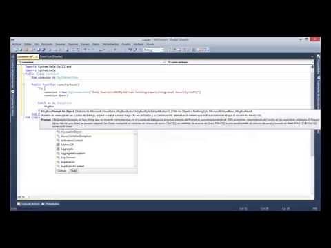 tutorial Visual Basic.NET progamacion en capas - conexion a sqlServer