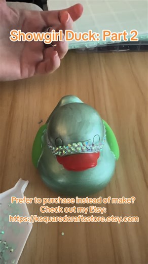 Showgirl Duck Tutorial: Finishing Touches on Eyes