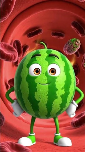 RBC Superhero Inside Human Body 🩸 | 3D Animation #Shorts