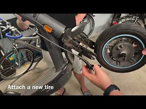 How to replace tyre on E-Scooter - Segway Ninebot KickScooter MAX G30 tire replacement DIY