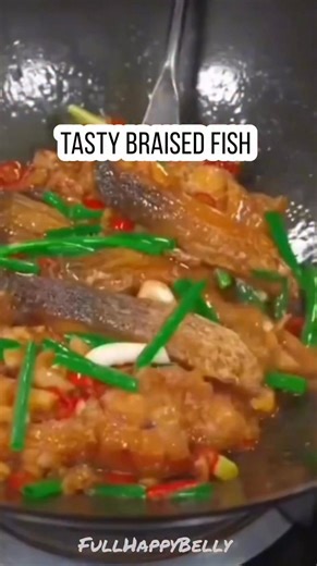 Tasty Chinese style braised fish recipe #fishrecipe #chinesefishrecipe #chinesefood #chinesecuisine #chinesefoodlover #vlog #food #foodlover #foodie #foodblogger #yummyfood #tastyfood #comfortfood #homemadefood #homecooking #homecooked #cooking #cookingvideos #cookingtime #cookingreels #cookingathome #easyrecipe #recipes #recipe #fullhappybelly | Fullhappybelly