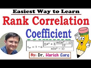 Spearman's Rank Correlation Coefficient | Examples