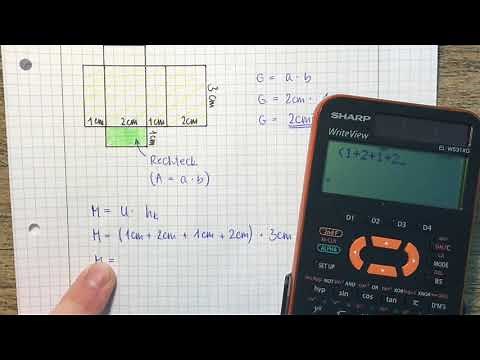 Oberfläche von Prismen berechnen