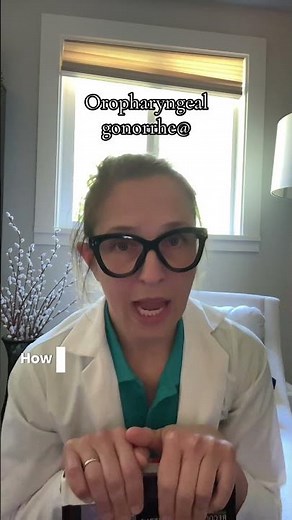 Medical terminology: oropharyngeal gonorrhea