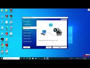 How to download and install the Brother DCP-T510W printer driver without a CD using a USB connection