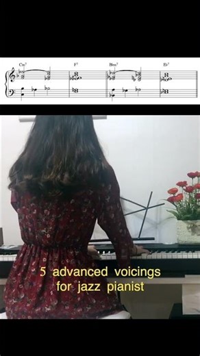 5 voicings for jazz pianist