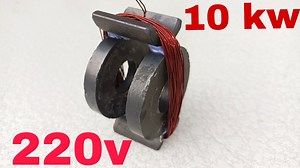 15K views · 205 reactions | I rewind 10kw Electric generator using magnet power & copper coils#diy #generator #Electricity #viral #motor | Amari Porter | Facebook