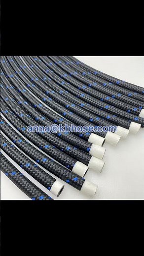 Black & Blue Braided Fuel Hose/Lines. Sizes available: AN4—AN20. Wholesale pricing & bulk stock