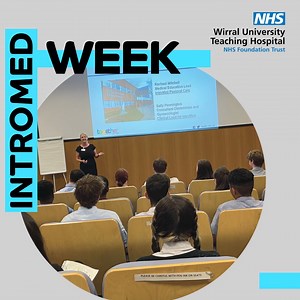 1.4K views |  Local sixth form students have joined us once again at Arrowe Park Hospital for our annual Intromed week. It's a chance for budding medics to get a taste of what it's like to work in a hospital. | Wirral NHS Hospitals - Arrowe Park & Clatterbridge | Facebook
