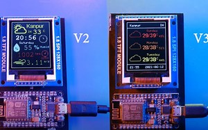 ESP8266 Weather Station Version 3 _ Nodemcu & ST7735 openweathermap API