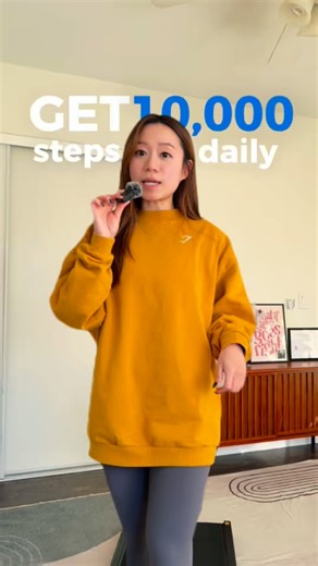 Daisy | Online Fitness Coach on Instagram: "Walking 10k steps a day doesn’t mean forcing yourself outside. As a busy Asian woman working from home, I know how easy it is to sit all day, get buried in work, and feel guilty for “not moving enough”…especially during rainy days in LA. Walking by my desk became my go-to because it fits into my day, keeps me productive, and doesn’t feel like another thing I have to do. ✨ Comment “STEPS” and I’ll send you my cheat sheet with creative ways to get your d