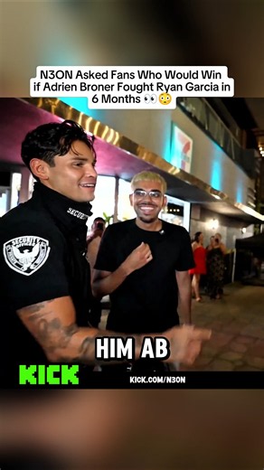 N3ON Asked Fans Who Win if Adrien Broner Fought Ryan Garcia in 6 Monthd #ryangarcia #adrienbroner