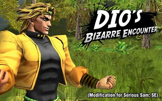 完美还原Dio招式配音！《英雄萨姆》JoJo人物MOD发布