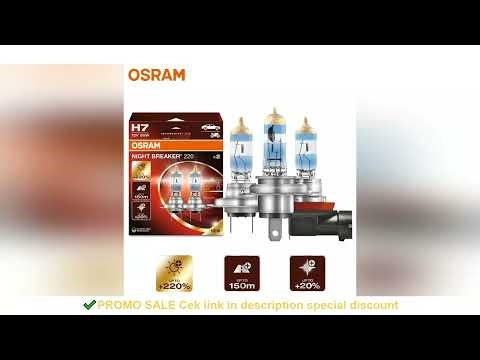 OSRAM Night Breaker 220 Car Lamps H4 H7 H11 Halogen Headlight +220% Power Bright +150m Long Beam Ori