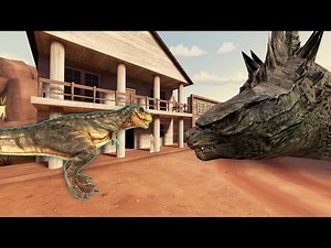 T-rex trying to wake up Godzilla mmm… | Versuslife SFM