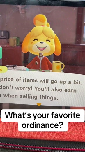 What’s Your Favorite Ordinance | Animal Crossing #acnh #animalcrossing