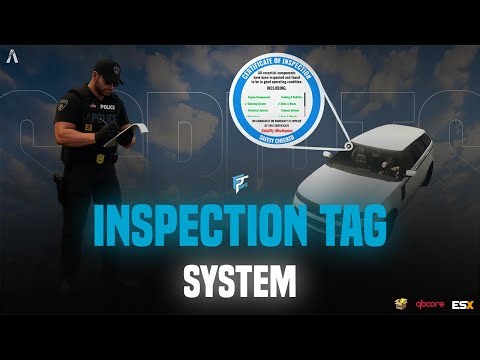 Inspection Tag System | Mechanic Dashboard Tags, Part Checks, View & Remove — ESX/QB