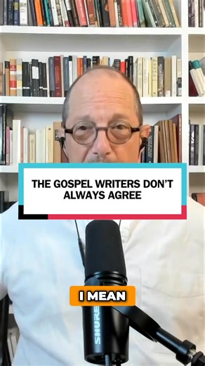 THE GOSPEL WRITERS DON'T ALWAYS AGREE (*link to 📺 and RESOURCES in bio || FULL EPISODE - "Bart Unplugged: Rapid-Fire Answers on the Apostle Paul") #jesus #religion #bible #bartehrman #christianity #fyp | Bart D. Ehrman