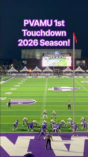 🏈PVAMU Football First Touch Down @Tarleton State