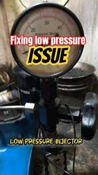 Reviving a faulty Common Rail Injector Fixing low pressure issues #InjectorRepair #DieselFix