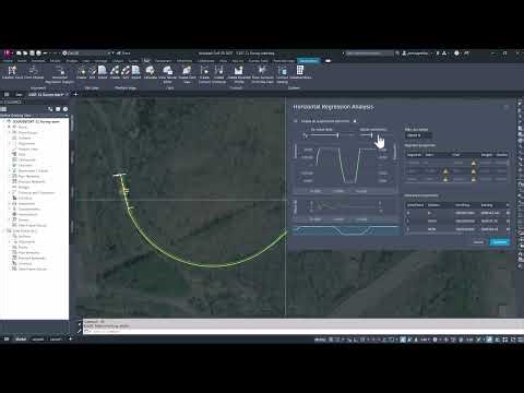 Horizontal Regression Analysis u Civil 3D 2027 – preciznije ose za puteve, železnice i cevovode