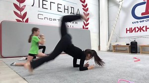 Dynamic Gymnastics and Dance Routine Performance