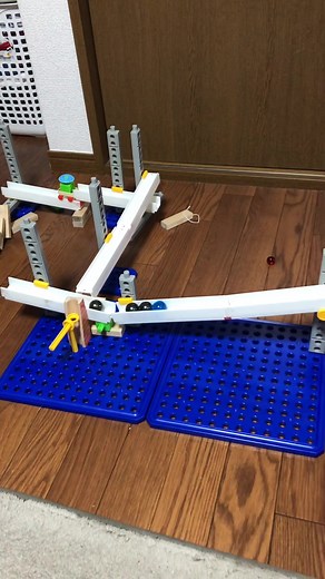 Colorful Marble Run Adventure with Pythagorean Switch