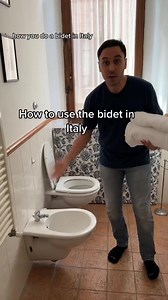How to use a bidet in Italy! Alessio wanted to give you a full tutorial so you’re not confused when you visit 😂 Thanks Mr. Bidet! | The Pasinis