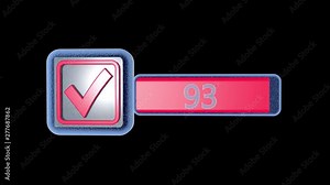 Virtual consent icon. Enable abstract selection. Electronic sign yes. Perform a download. Activation process. Abstract idea concept.