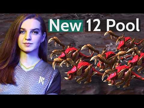 Scarlett's NEW 12 Pool Rush is GENIUS! StarCraft 2