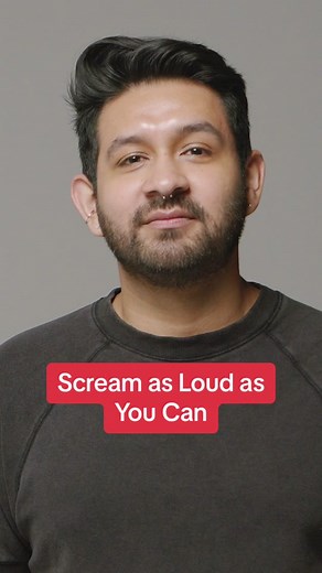 Cathartic. We asked 100 people to scream as loud as they can. 🗣️ #KeepIt100