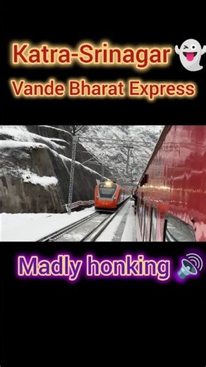 Katra-Srinagar Vande Bharat Express #vandebharatexpress #kashmir #railway #shorts #shortsfeed #viral