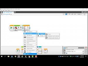 Lego Mindstorms EV3 Programming the Color Sensor