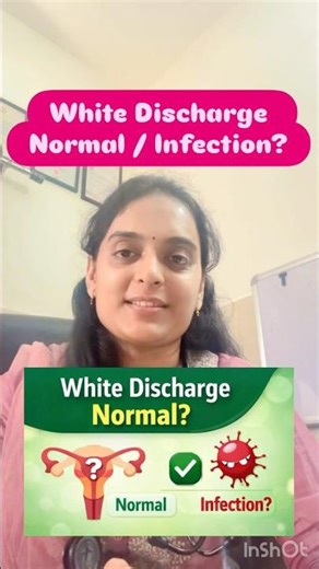 | White Discharge: Normal vs Infection – Know the signs! ⚠️ |