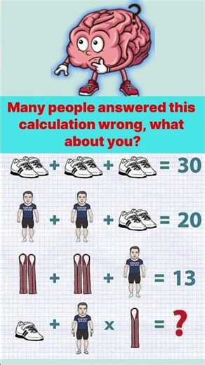 Many people answered this calculation wrong, what about you? #canyousolvethis #riddletime