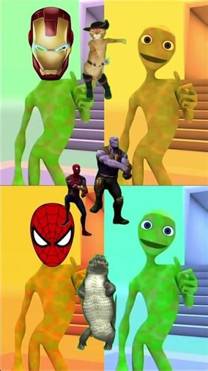 Alien Dance vs Avengers Challenge