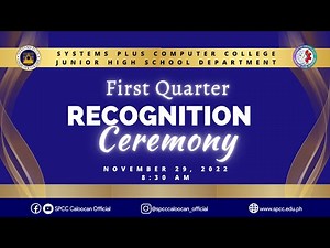 First Quarter Recognition Ceremony AY 2022 - 2023